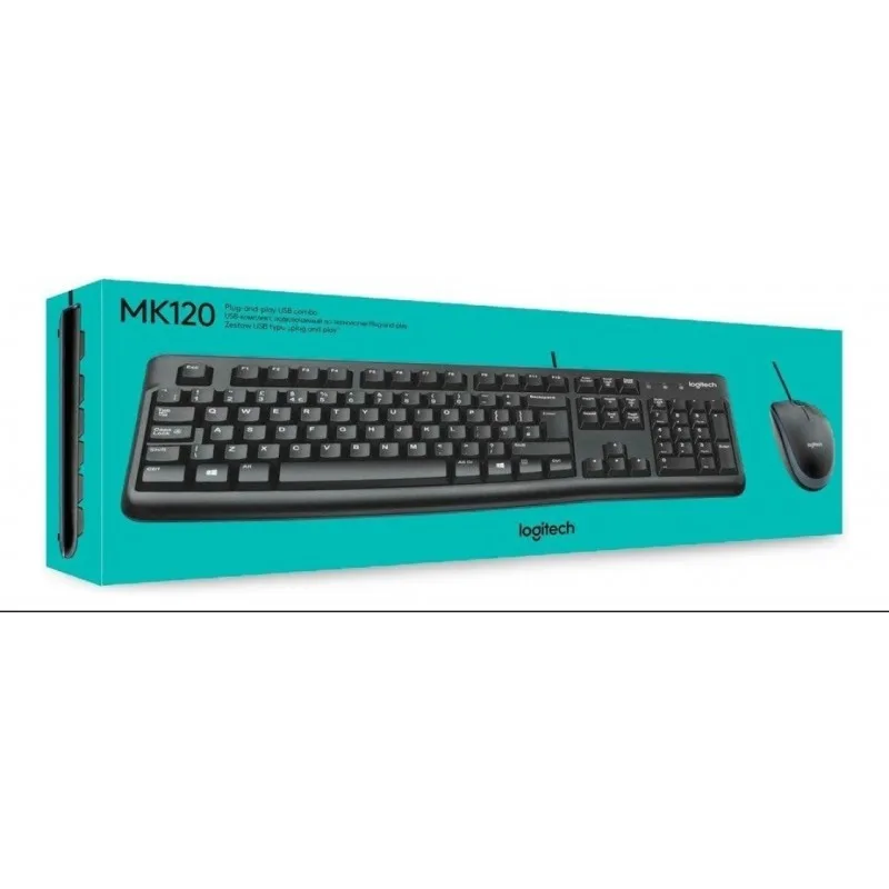 TECLADO Y MOUSE LOGITECH MK120 — foto 2