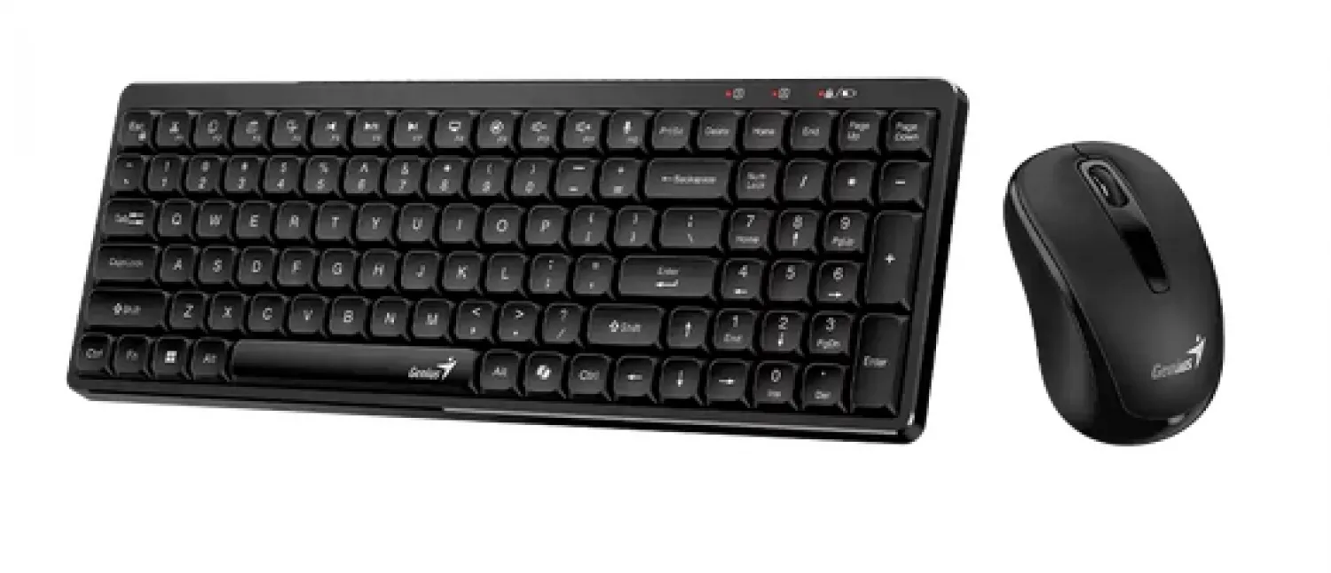 TECLADO + MOUSE WIRELESS GENIUS LUXEMATE Q8100 BLACK
