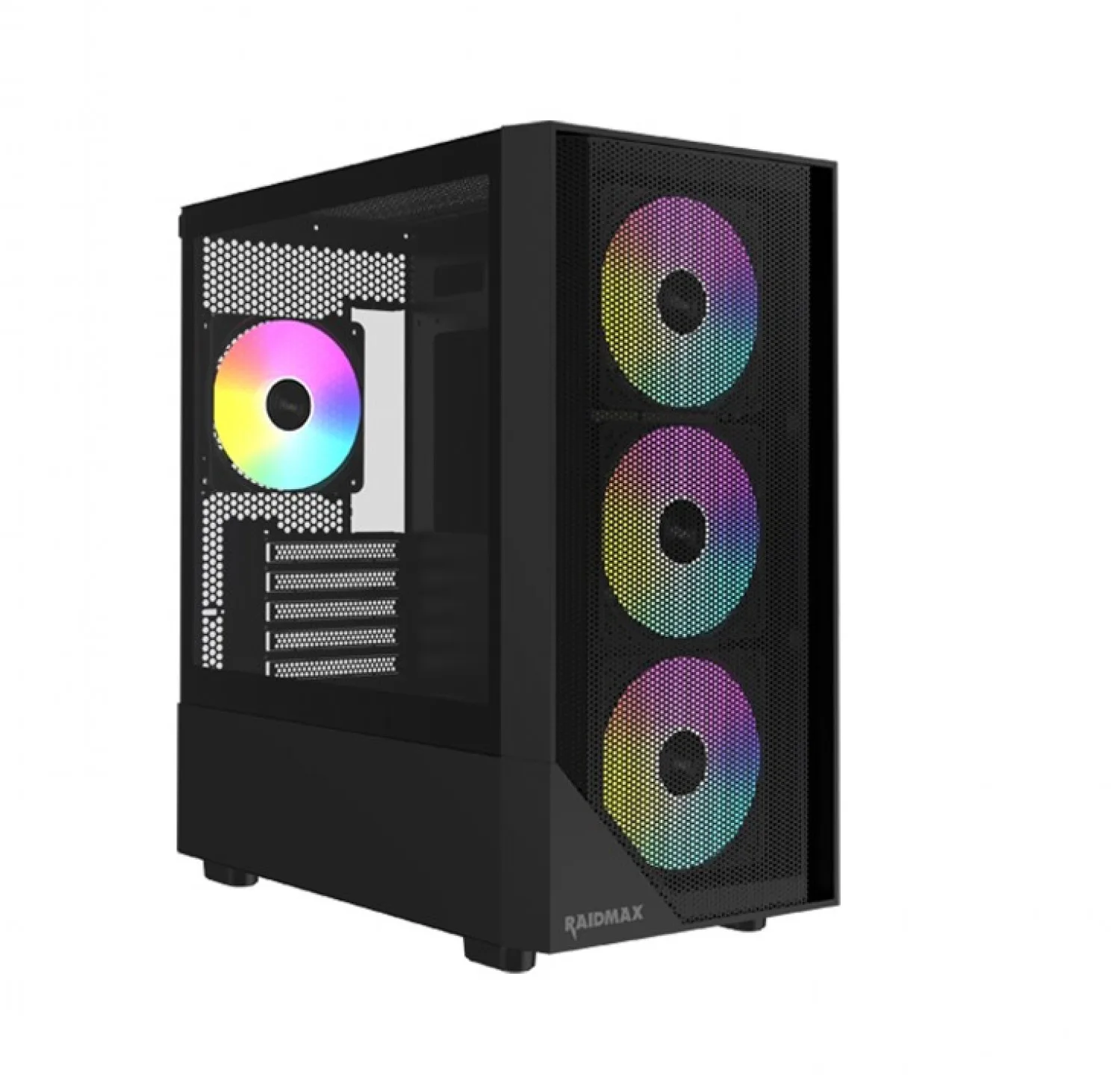 Gabinete Gamer Raidmax Meshian Series X609 Microatx Black — foto 7