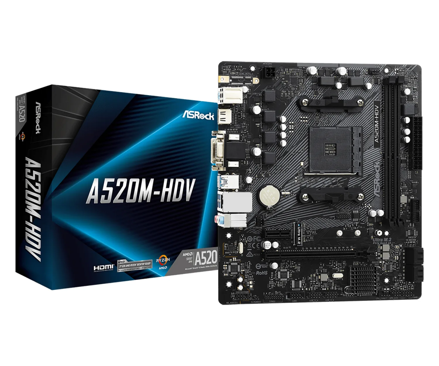Mother Asrock (am4) A520m-hdv — foto 7