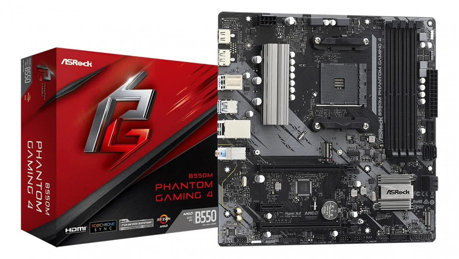 Mother Asrock (am4) B550m Phantom Gaming 4 — foto 7