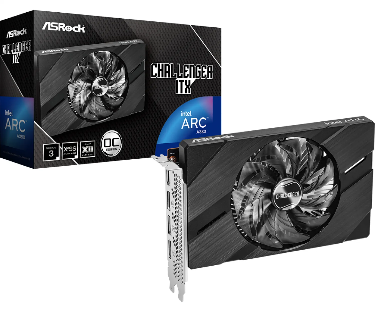 PLACA DE VIDEO ASROCK INTEL ARC A380 6GB CHALLENGER — foto 8
