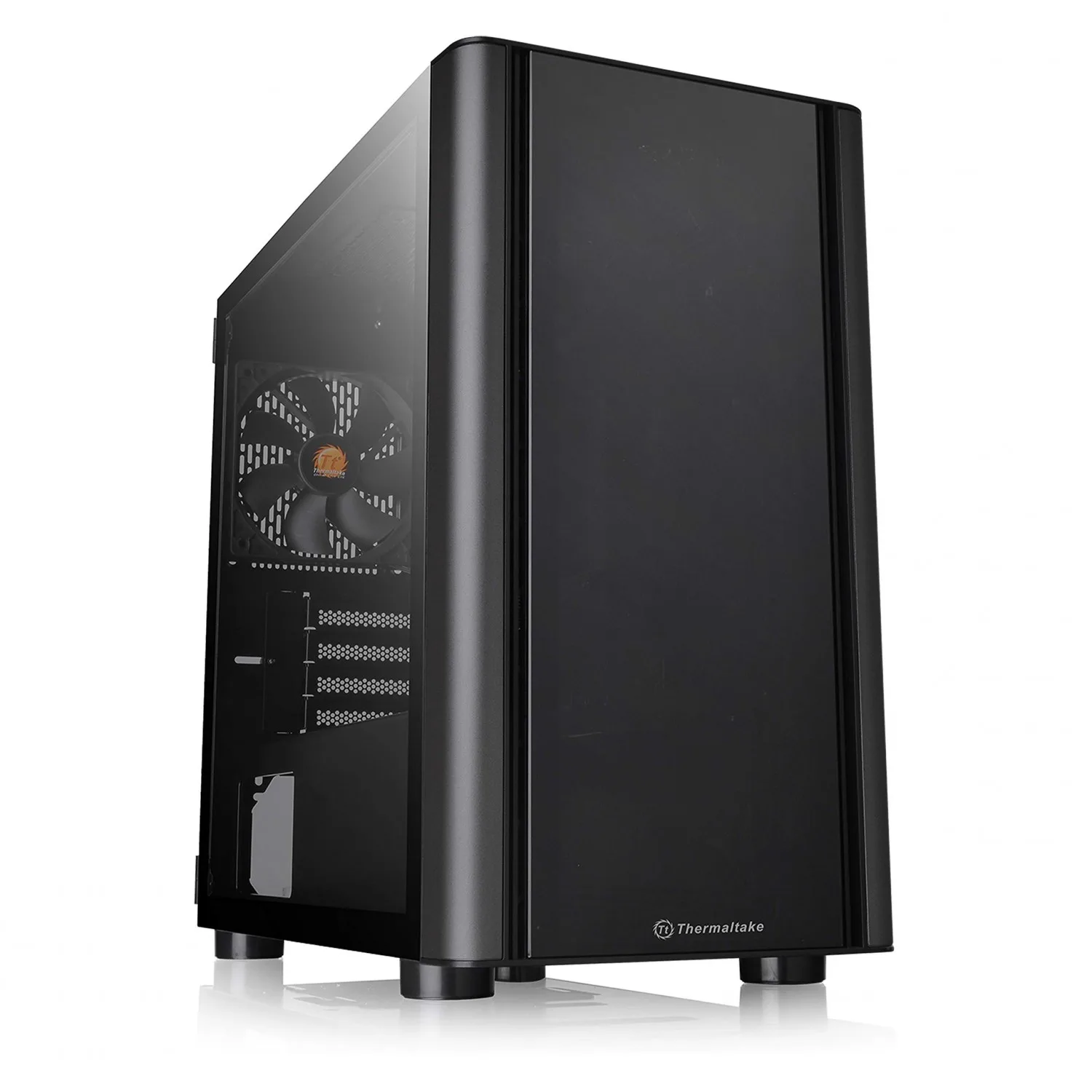 Gabinete Thermaltake V150 Tg Black Tempered Glass — foto 4