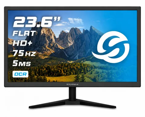 MONITOR SOLARMAX 23.6 FULL HD 75HZ VGA/HDMI NEGRO