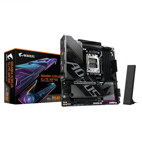 MOTHER GIGABYTE (AM5) B840M AORUS ELITE WIFI6E