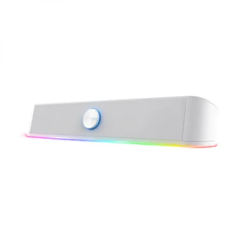 BARRA DE SONIDO GXTRUST 619W THORNE PARLANTE RGB COMPACTO BLANCO