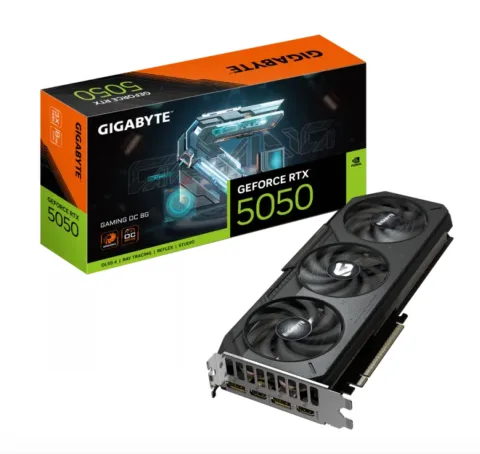 PLACA DE VIDEO GIGABYTE RTX 5050 GAMING OC 8GB