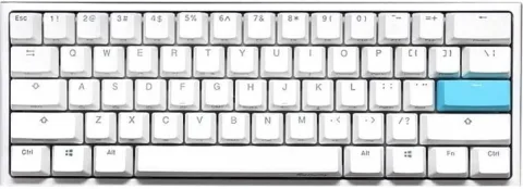TECLADO GAMER DUCKY ONE 2 MINI WHITE SESALWWT1
