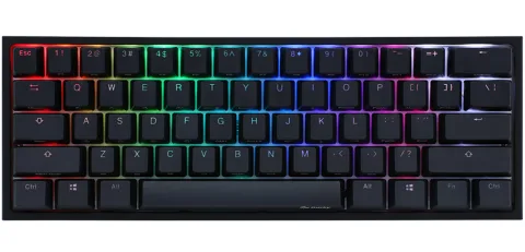 TECLADO GAMER DUCKY ONE 2 MINI RGB KAILH BOX WHITE SWITCH  MECANICO ISO SP