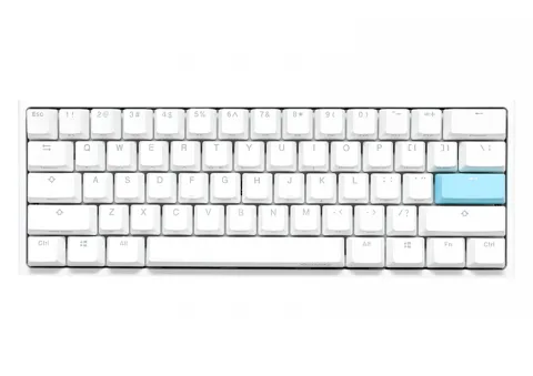 TECLADO GAMER DUCKY ONE 2 MINI RGB WHITE RGB KAILH BOX SILENT RED SWICHT DOUBLE-SHOT PBT MECANICO