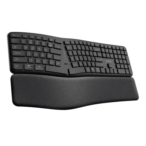 TECLADO TRUST KEYRA ERGO MULTI WIRELESS ES