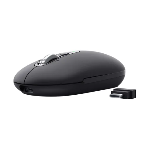 MOUSE GAMER TRUST SERON HYPERSCROLL SLIM WRLS BLACK