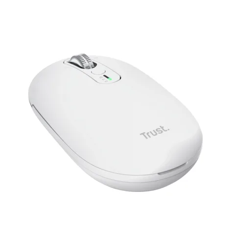 MOUSE GAMER TRUST SERON HYPERSCROLL SLIM WRLS WHITE