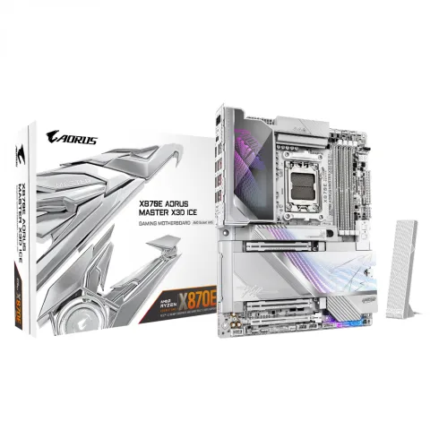 MOTHER GIGABYTE AMD (AM5) X870E AORUS MASTER X ICE